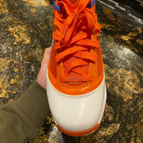 Nike LeBron Hardwood Classic 7 Orange Sample PE size 10 - Picture 9 of 15